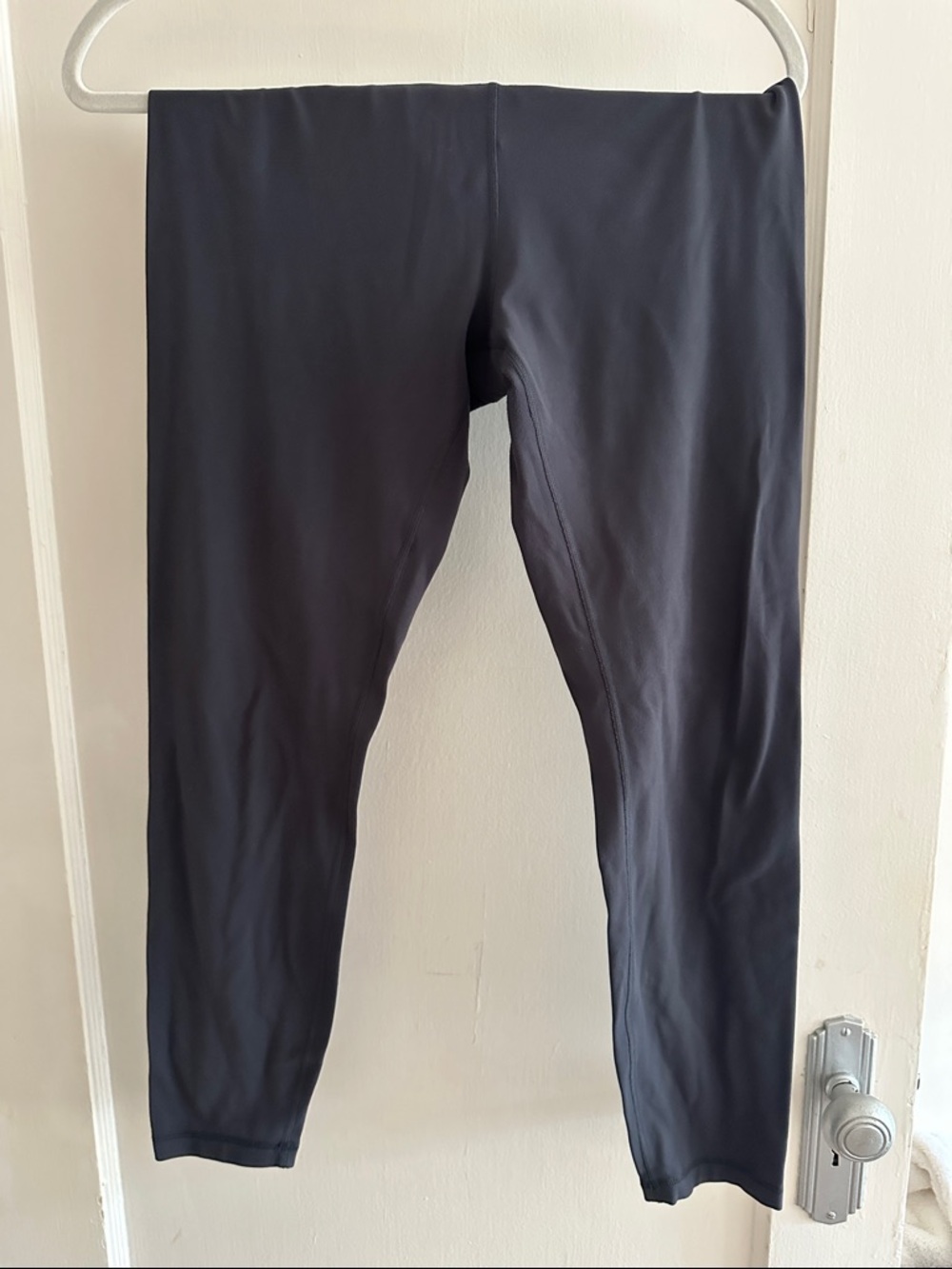 CRZ YOGA Butterluxe Yoga Leggings 25" - High Waisted Buttery Soft (L) dark gray